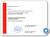 ISO 9001 İç Denetçi Sertifikası